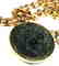 Ancient Roman Coin in 14K Gold w. Chain (Estate)