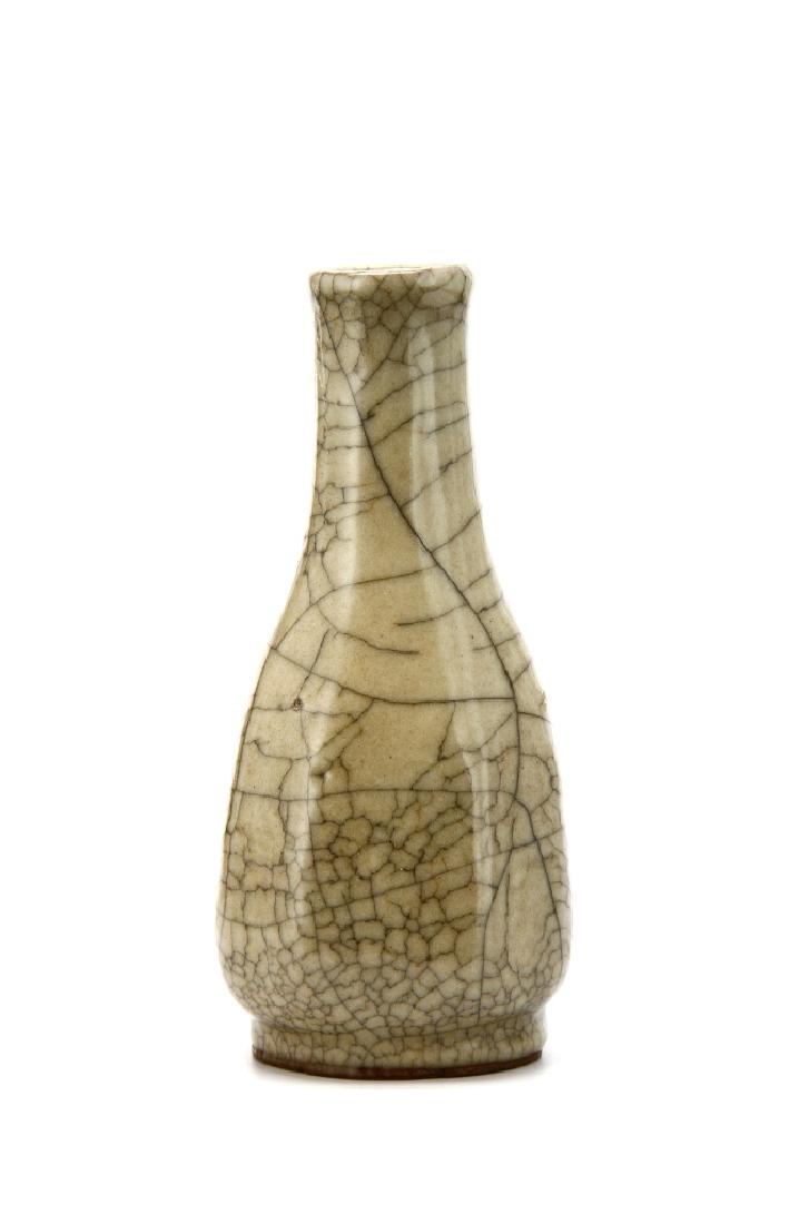 Chinese Crackle Glazed Bottle Vase (1 of 8)