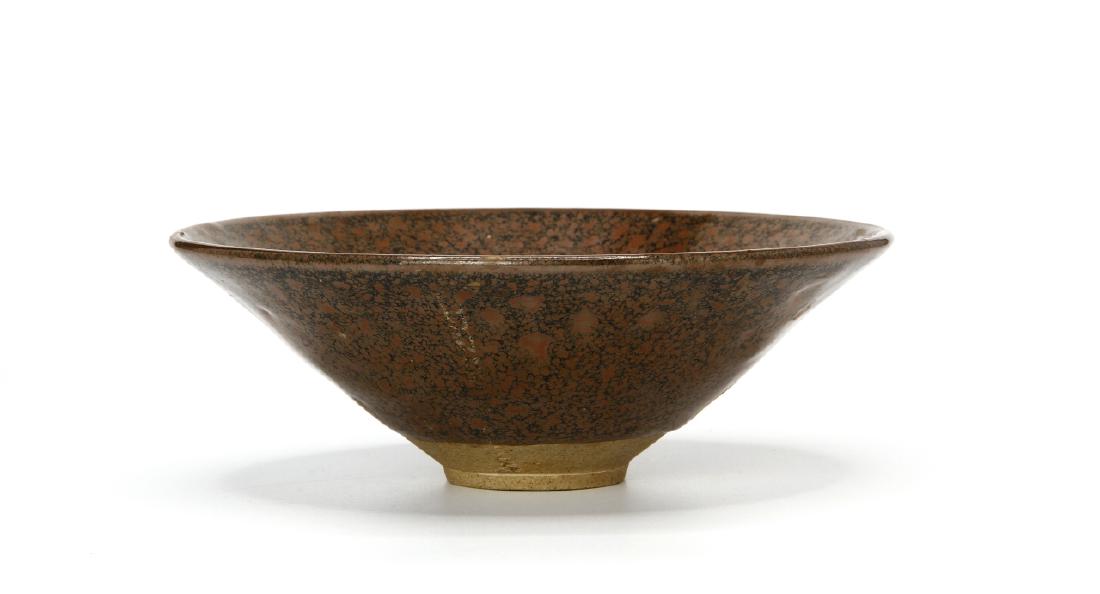 Chinese Henan Russet-Spotted Conical Bowl (1 of 7)