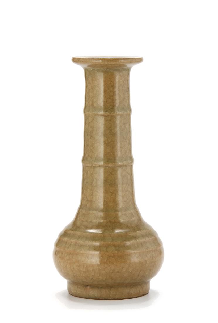 Chinese K'uan-Type Bamboo Neck Vase (1 of 8)