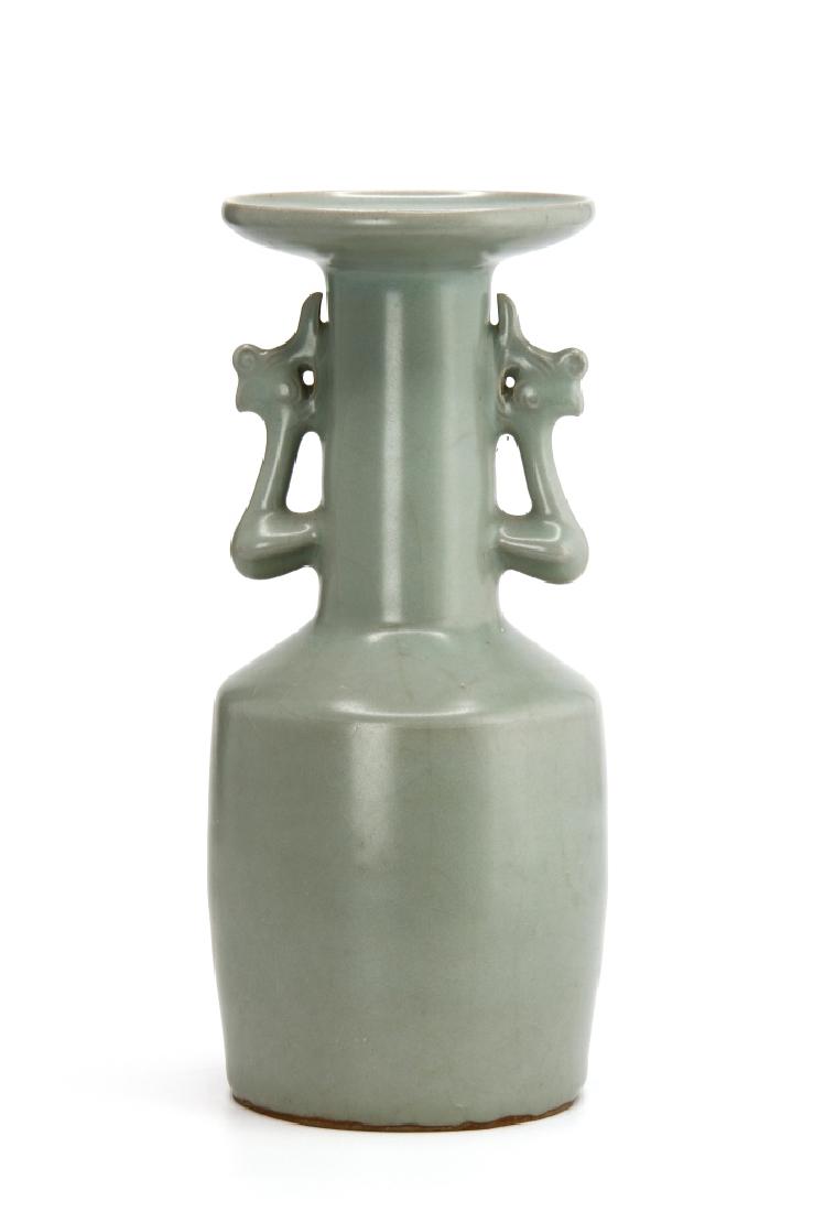 Rare Lungchuan Celadon Kinuta Vase (1 of 11)