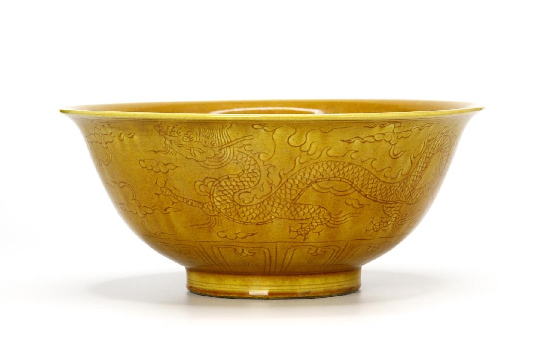 Chinese Yellow Glazed Bowl (1 of 10)
