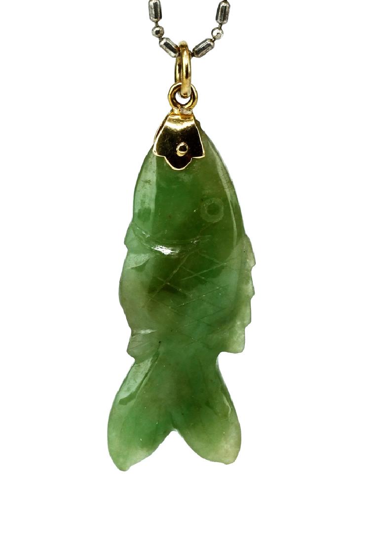 Jadeite Pendant Carved as a Fish (1 of 3)