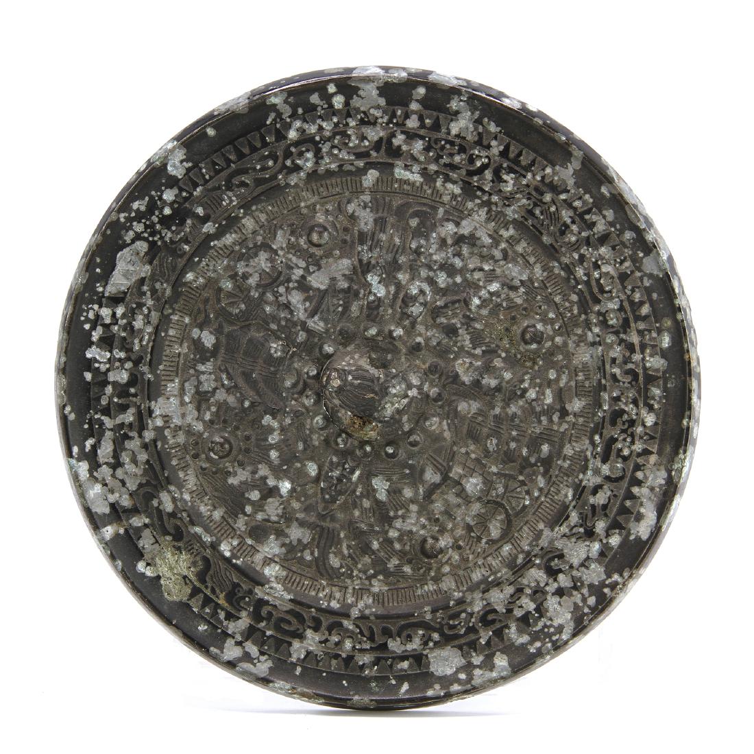 Large Bronze Mirror (1 of 6)