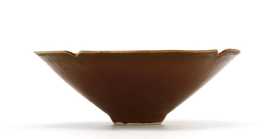 Persimmon Glazed Ting Conical Bowl (1 of 13)