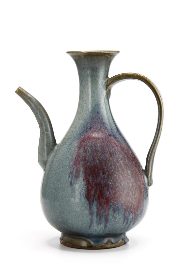 Rare Chun Ware Ewer, Yuan Period (1 of 11)