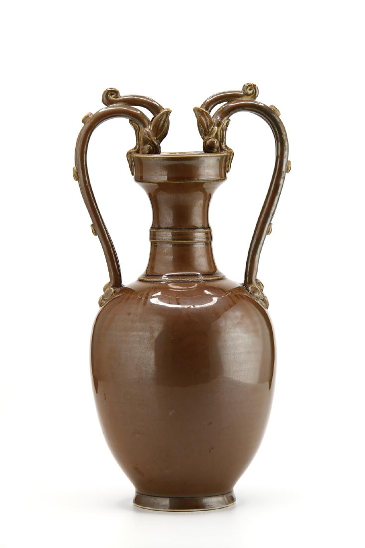 Persimmon Glaze Ting Double-Dragon Handle Ewer (1 of 13)