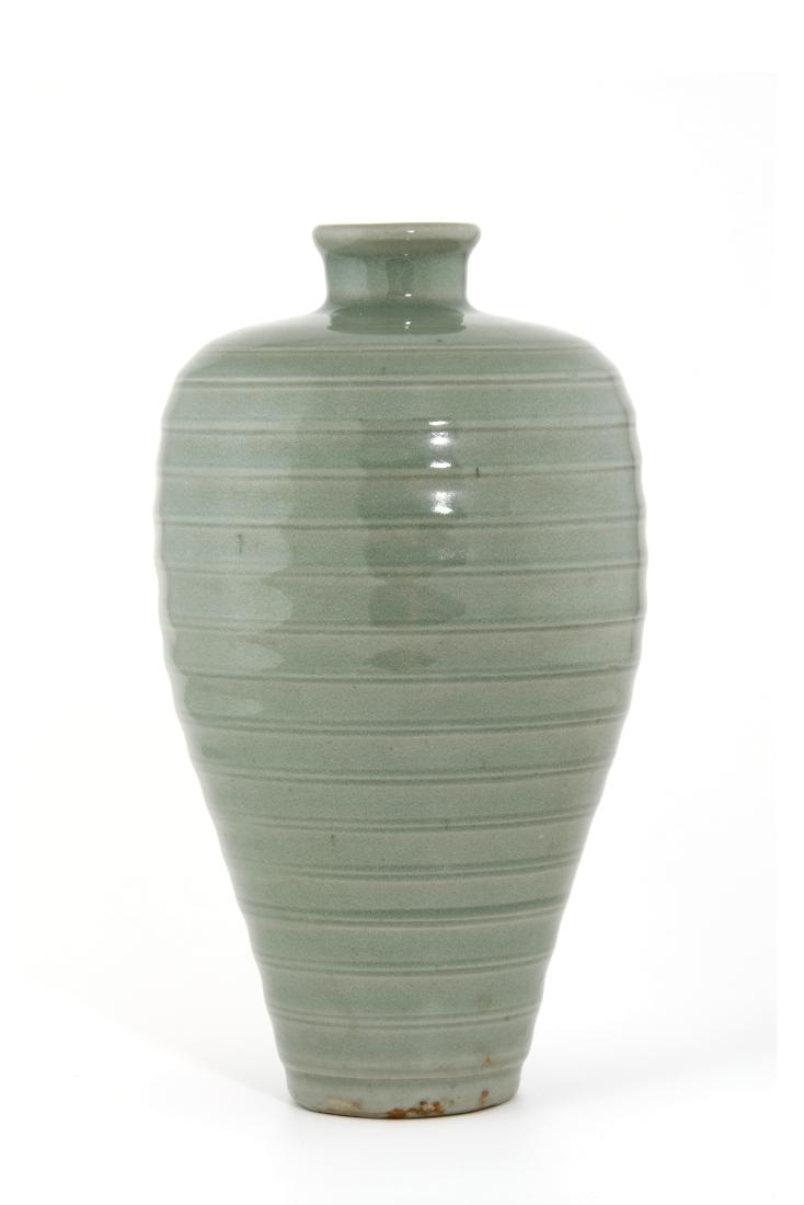 Rare Lungchuan Celadon Carved Meiping (1 of 6)