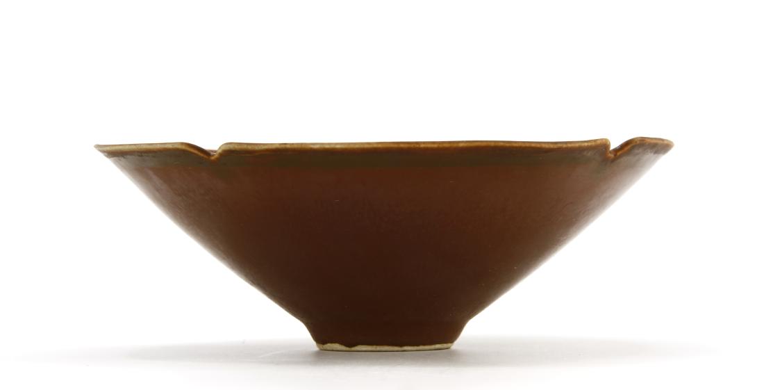 Persimmon Glazed Ting Conical Bowl (1 of 9)