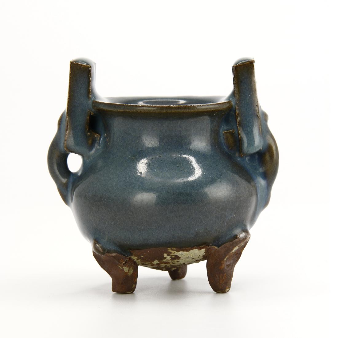 Purple Splashed 'Jun' Type Tripod Censer (1 of 5)