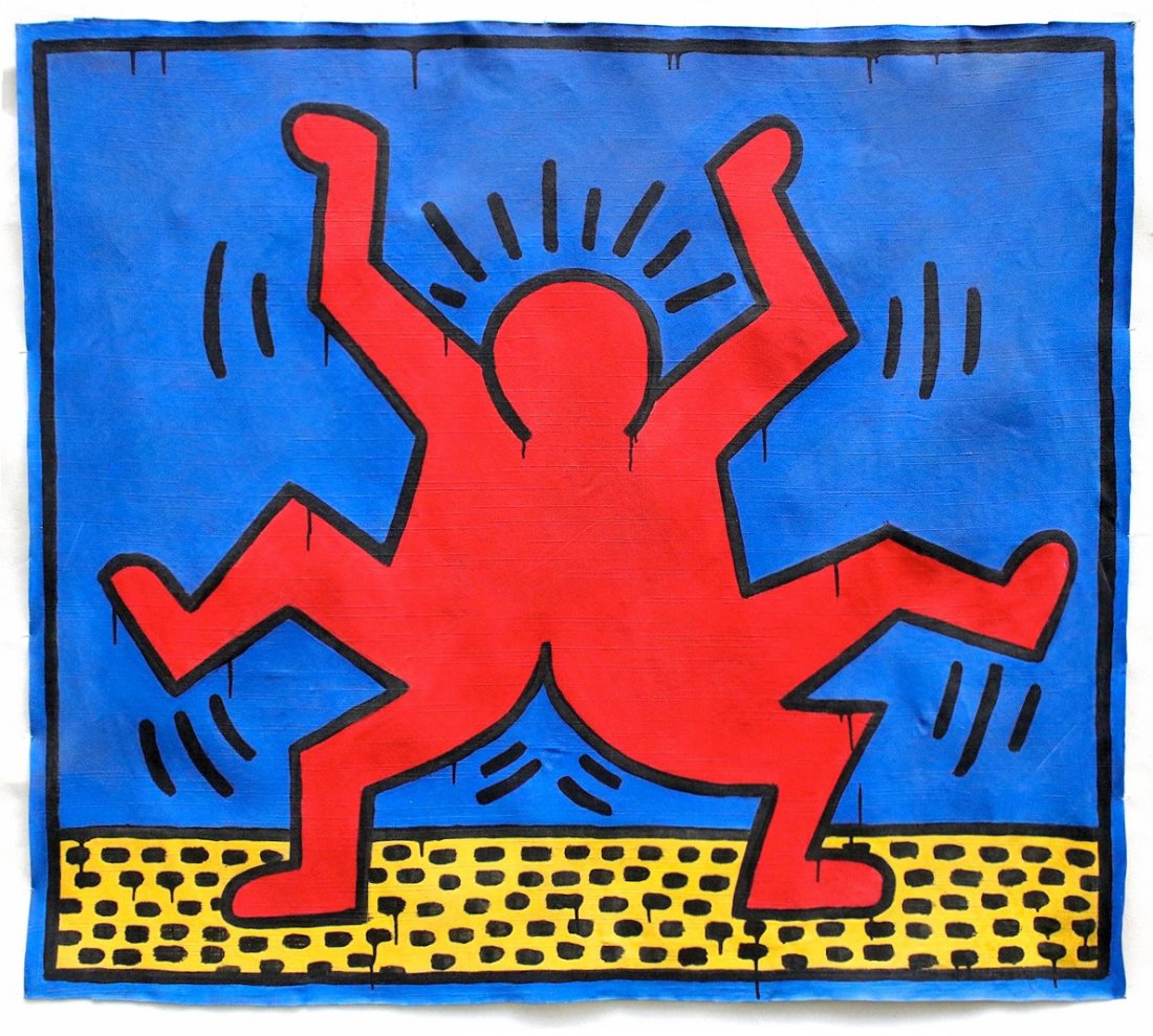 Keith Haring (19581990) / Large Painting on Canvas