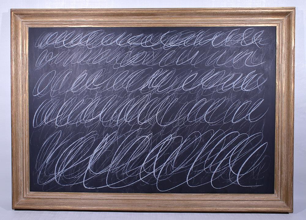 CY TWOMBLY / Painting / Drawing on  board 1971 (1 of 13)