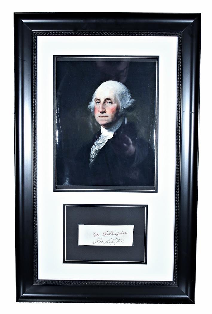 GEORGE WASHINGTON / PRESIDENTIAL SIGNATURE AUTOGRPAH (1 of 3)