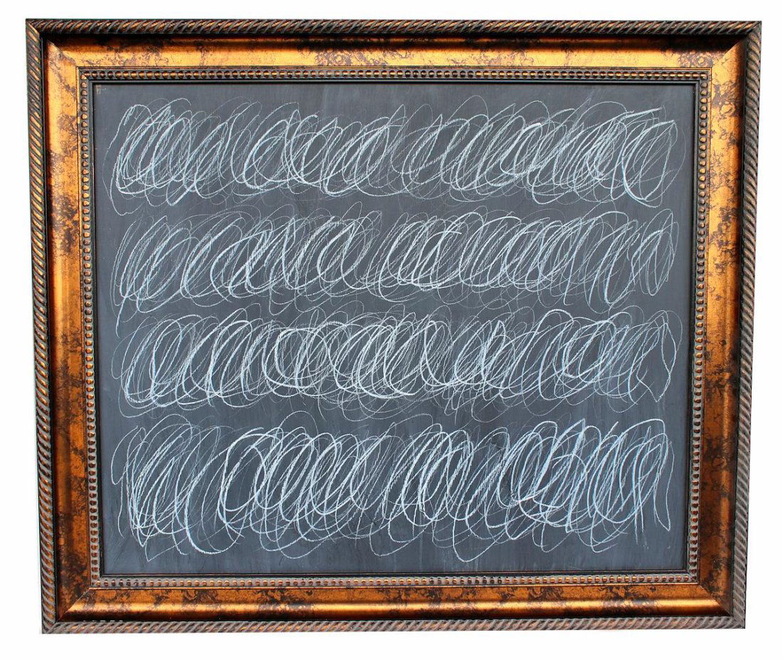 CY TWOMBLY / Painting on board / The Chalkboard Series 1968 (1 of 9)