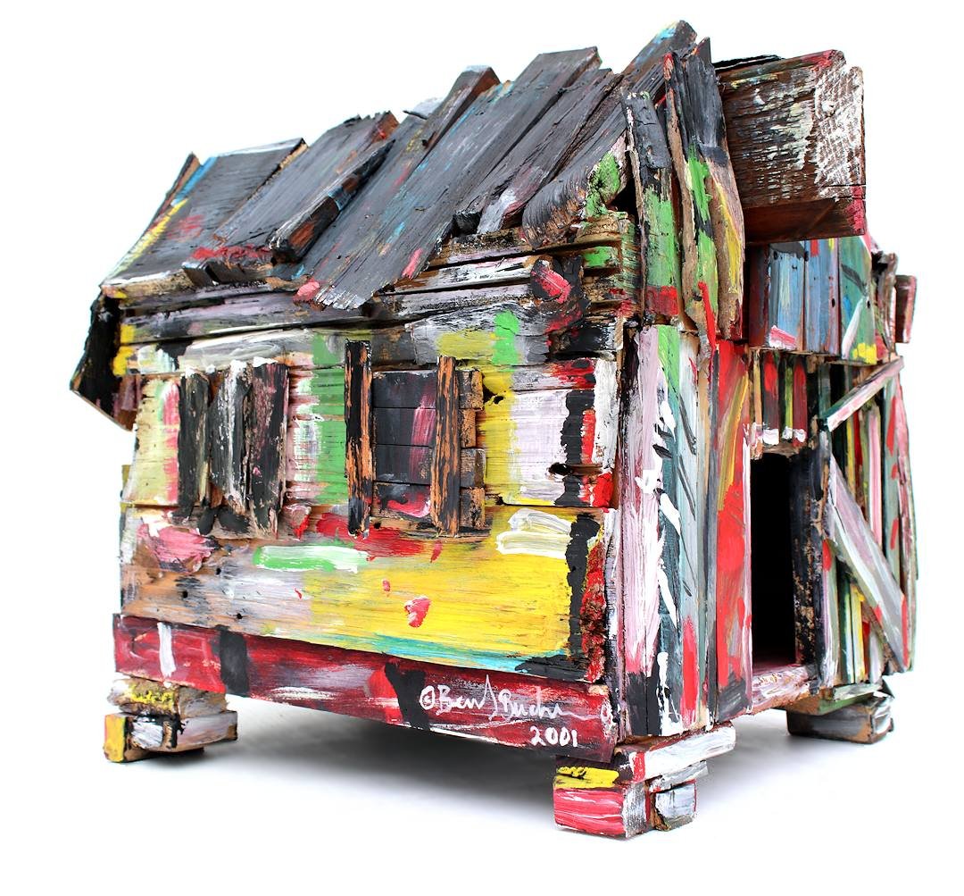 BEVERLY BUCHANAN / IMPORTANT SHACK / DILMUS HALL PURVIS YOUNG MINNIE EVANS ART  All Images (1 of 9)