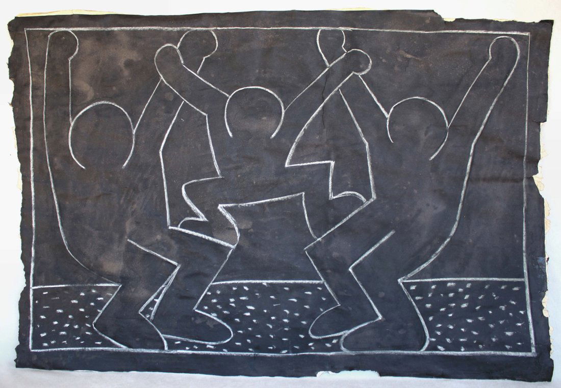 KEITH HARING (1958-1990) / POP ART ANDY WARHOL ROBERT INDIANA JEAN MICHEL BASQUIAT (1 of 8)