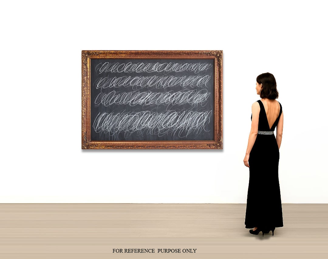 CY TWOMBLY (1928-2011) /  COA  / PAINTING / POLLOCK, KRASNER, ROTHKO (1 of 4)