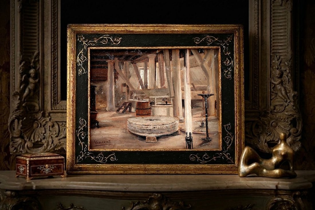 Vincent Van Gogh (1853-1890) COA Appraisal / Significant oil on canvas style of Van Gogh (1 of 6)