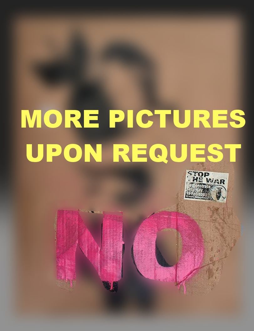 BANKSY (1973- ) 2003 BOMB HUGGER / Spray paint on cardboard attributed / Retna , Mr.Brainwash Era (1 of 3)