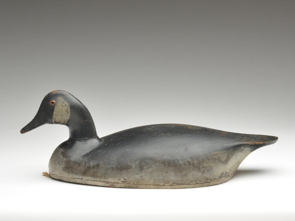 Very rare Canada goose, David Ward, Toronto, Ontario,: Very rare Canada goose, David Ward, Toronto, Ontario, last quarter 19th century. Hollow carved with bottom board. Very similar in style to both Chambers and Warin, but earlier. Branded "D Ward" on und