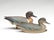 Pair od hollow carved green wing teal, Pete Peterson,