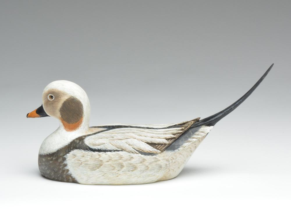 Old squaw drake, Mike Frady, New Orleans, Louisiana.: Old squaw drake, Mike Frady, New Orleans, Louisiana. Old squaw drake, Mike Frady, New Orleans, Louisiana. Signed, identified, and numbered 1 on underside. Detailed feather carving. 16.5" long.