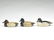 Three 1/4 size decoys, Tom Schroeder, Detroit,