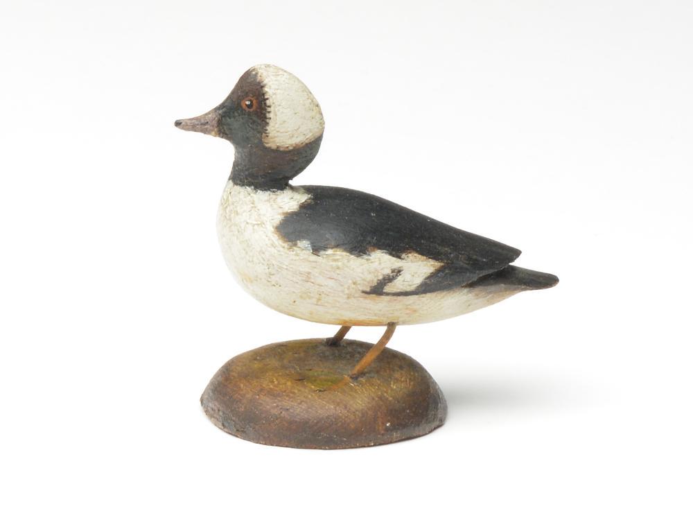 Early miniature bufflehead drake, Elmer Crowell, East (1 of 3)
