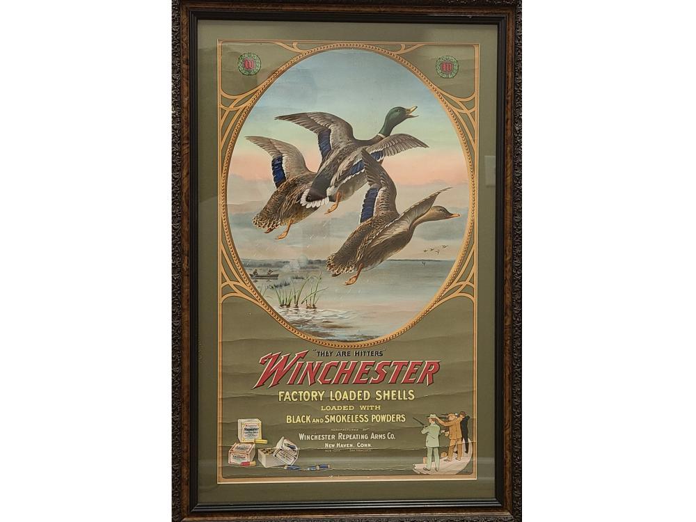 Winchester poster, "They Are Hitters." (1 of 1)