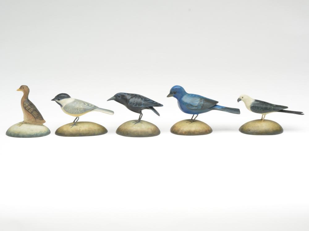 Group of five miniatures, Frank Finney, Cape Charles, (1 of 3)