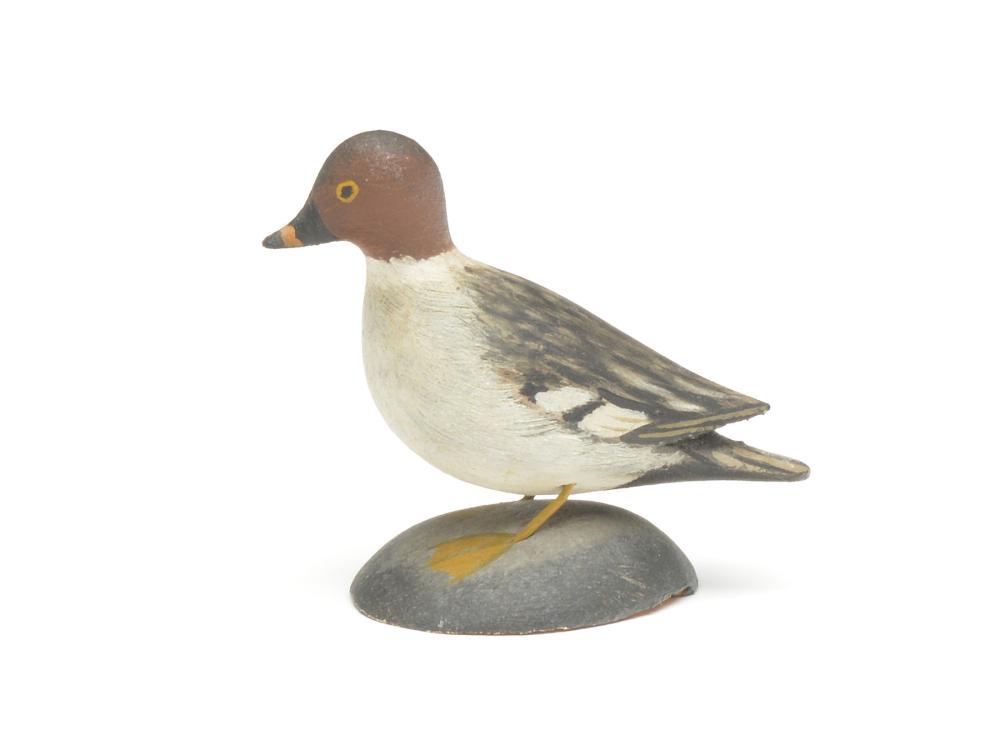 Miniature goldeneye hen, Elmer Crowell, East Harwich, (1 of 3)