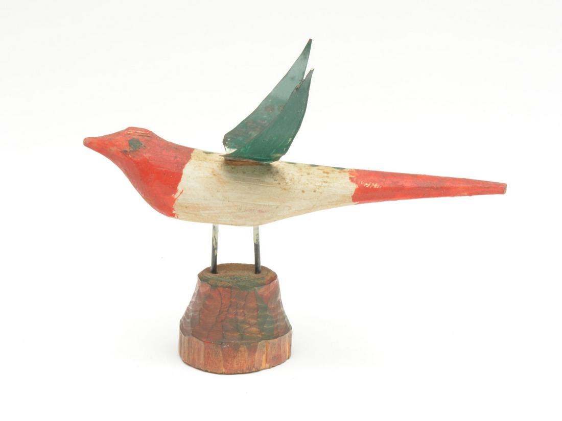 Rare folk art bird, Albert Zahn, Door County, (1 of 3)