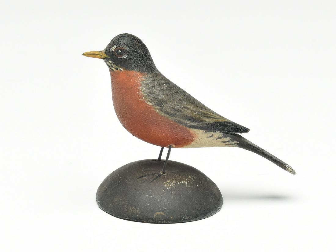 Miniature robin, Elmer Crowell, East Harwich, Massachusetts. (1 of 4)
