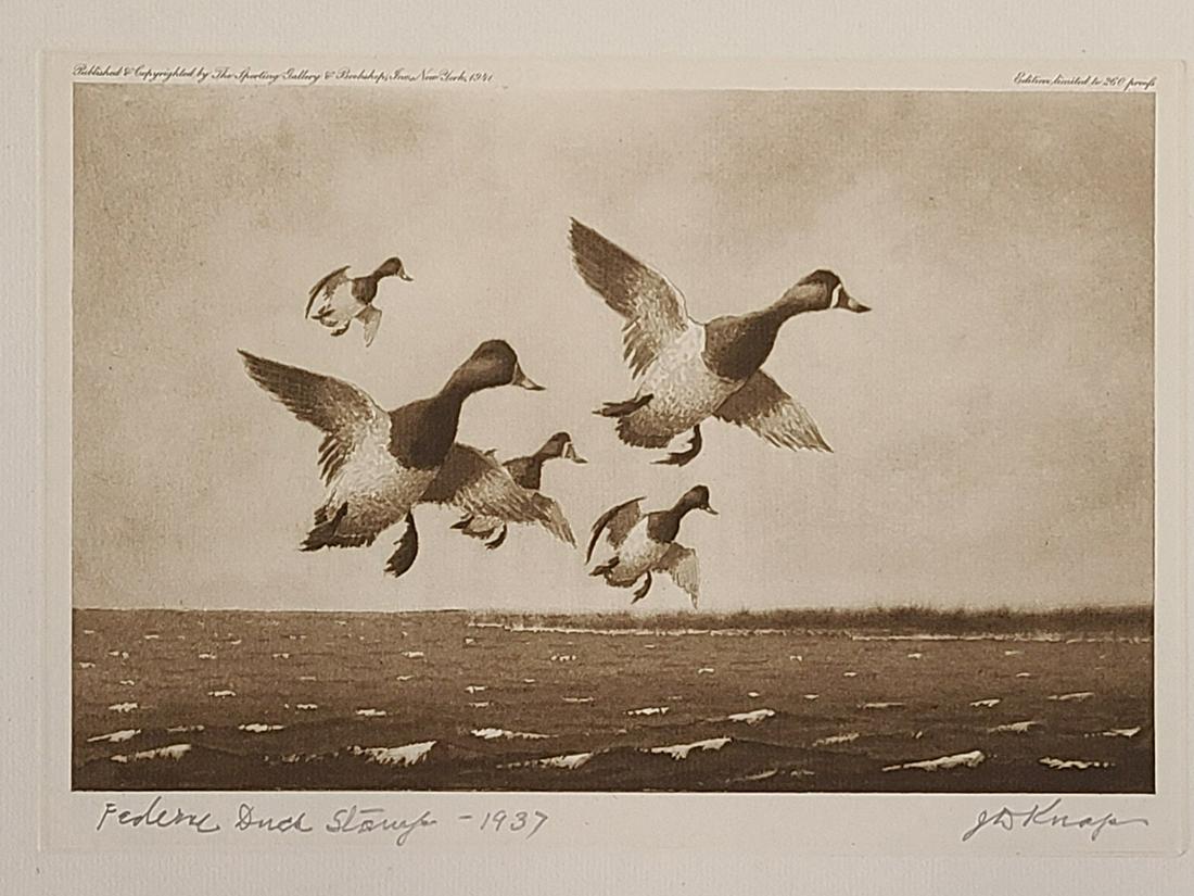 Group of four federal duck stamp prints. (1 of 4)