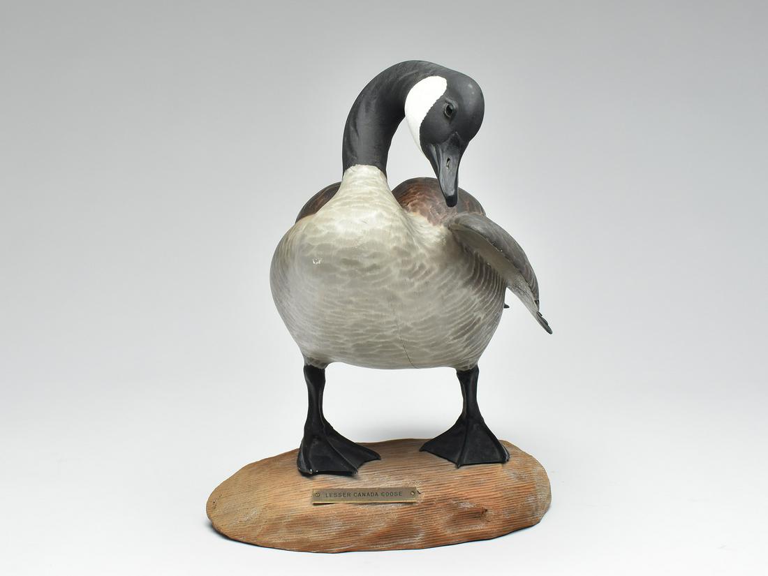 Standing decorative Canada goose, Charles Wargo, Florence, New Jersey. (1 of 4)