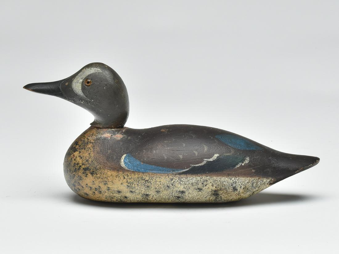 Bluewing teal, Mason Decoy Factory, Detroit, Michigan, 1st quarter 20th century. (1 of 4)