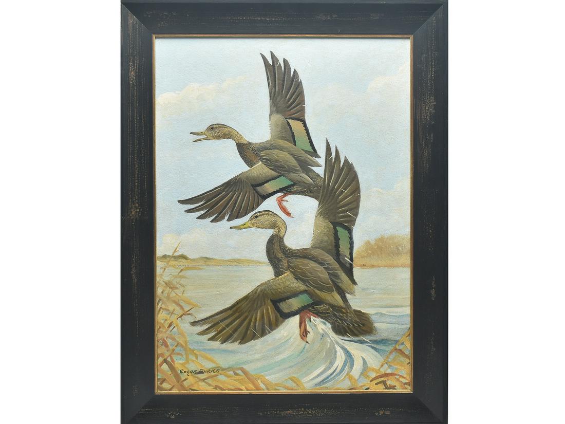 Edgar Burke (1889-1950), oil on board. (1 of 1)