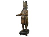 Cigar store trade figure, American Indian chief, Thomas Brooks, New York, New York, 3rd quarter 19th