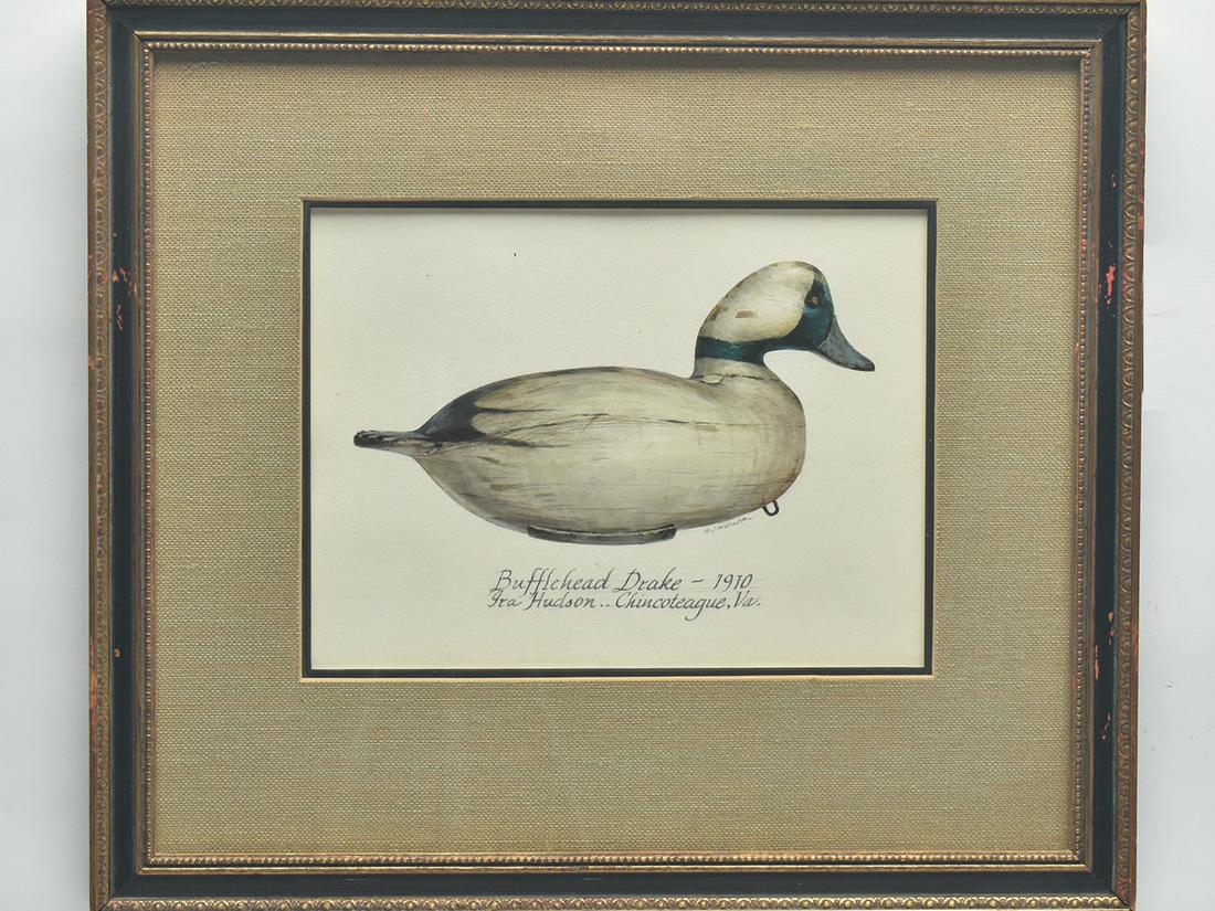 Milt Weiler (1910-1974), watercolor on paper. (1 of 1)