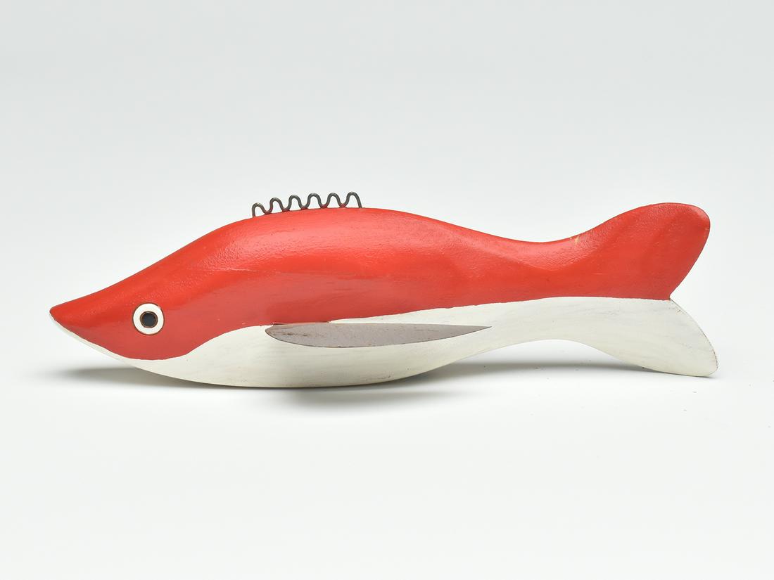 Fish decoy, Leroy Howell, Hinkley, Minnesota, 2nd quarter 20th century. (1 of 3)