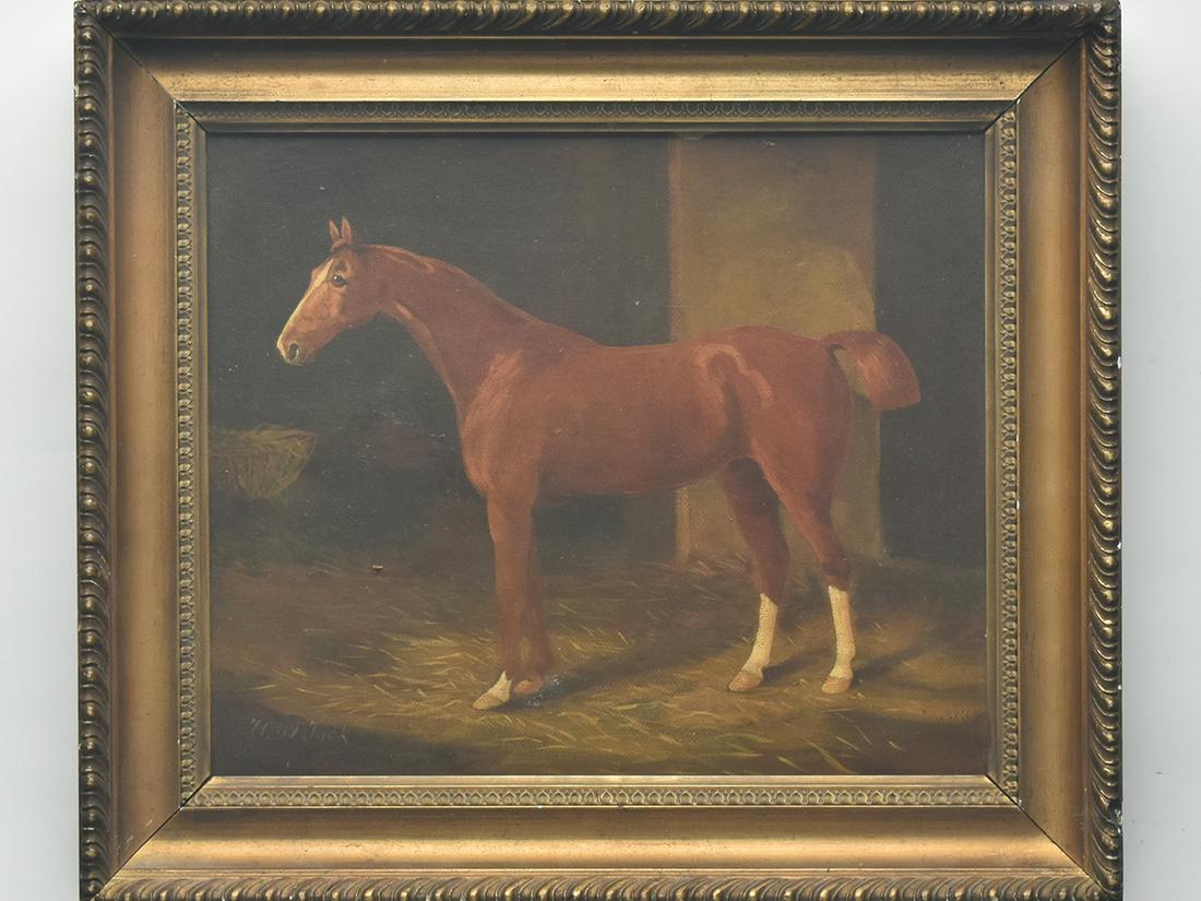 Small oil on board, 19th century. (1 of 1)