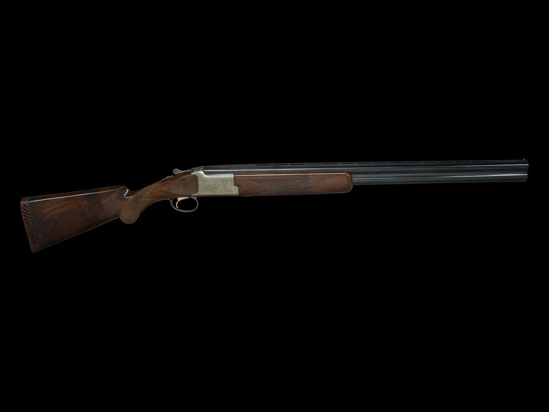 BROWNING CITORI MODEL 425 12 GAUGE SPORTING GUN: SN. 15485NM853. Made in 1990 with 28” bbls, 3” chambers, that have low profile matted ventilated top rib with small steel front bead. Bbls with Invector Chokes Slim forend, checkered in di