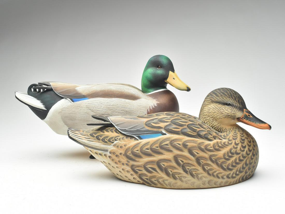 Pair of mallards, Pat Godin, Paris, Ontario. (1 of 4)