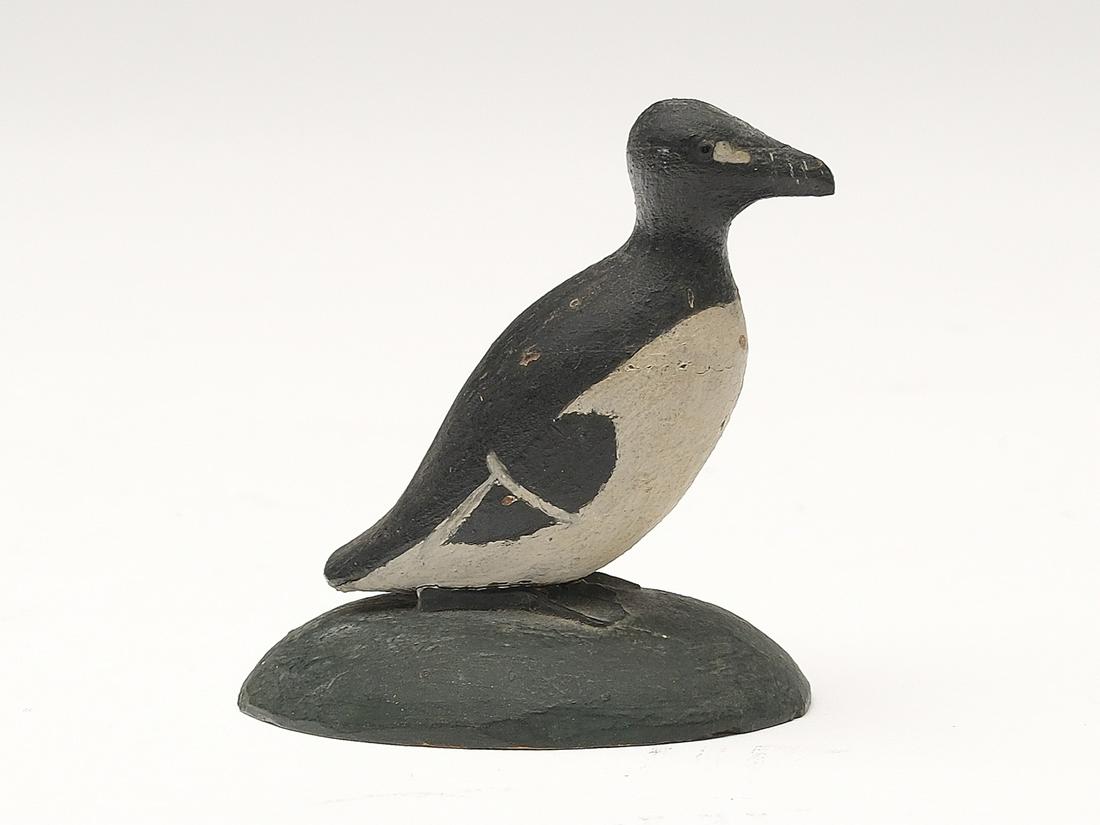 Miniature great auk, Thomas Wilson, Ipswich, Massachusetts. (1 of 2)
