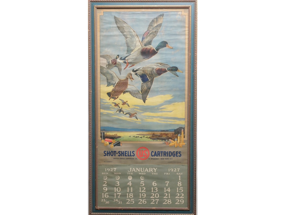 US Cartridge Company 1927 calendar. (1 of 1)