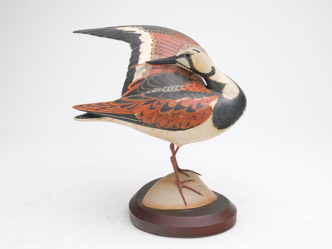 Decorative ruddy turnstone, William Gibian, Onancock, Virginia. (1 of 4)