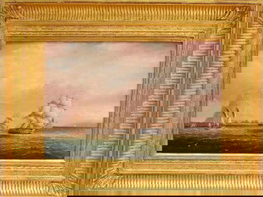 James Edward Buttersworth (1817-1894), oil on board.