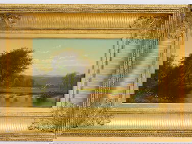 Alfred Thompson Bricher (1837-1908), oil on board.