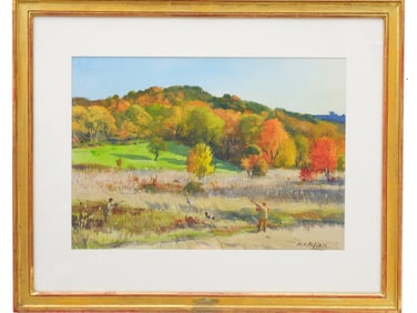 Aiden Lassell Ripley (1896-1969), watercolor on paper.