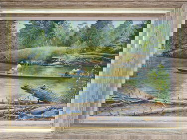 Jim Foote (1925-2004), oil on canvas.